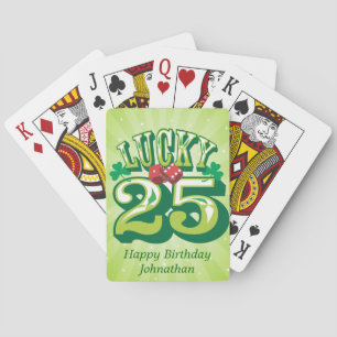 Glück 25 Custom Spielkarten