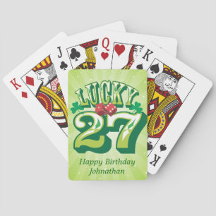 Glück 27 Custom Spielkarten