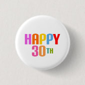 Glück 30. button (Vorderseite)