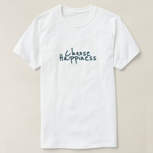 Glück 3 wählen T-Shirt (Design vorne)