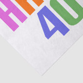 Glück 40. seidenpapier (Ausschnitt)