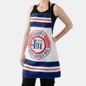 Glück 4. Juli Abzeichen Red White Blue Schürze (InSitu)