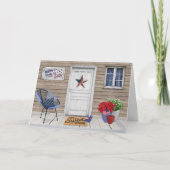 GLÜCK 4. JULI GREETING CARD BLANK INSIDE KARTE (Vorderseite)