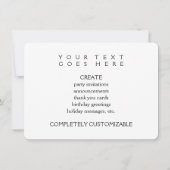 Glück 4. Juli (Liberty Bokeh) Einladung (Rückseite)