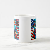 Glück 4. JULY T - Shirt Kaffeetasse (Mittel)