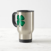 Glück 4 Leaf Irish Clou rostfreien Reiseschlauch Reisebecher (Vorderseite Links)