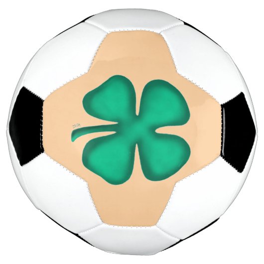 Glück 4 Leaf Irish Clover als Fußball (Gedreht)
