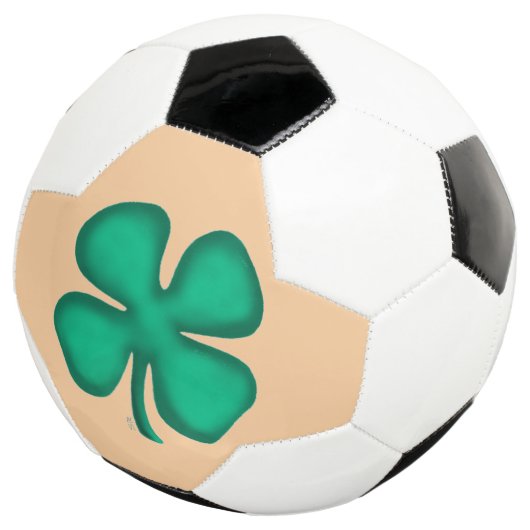 Glück 4 Leaf Irish Clover als Fußball (Dreiviertel)