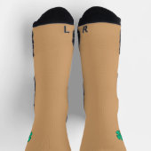 Glück 4 Leaf Irish Clover als Performance Socken (Oben)