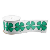 Glück 4 Leaf Irish Clover Band Spool Satinband (Spule)