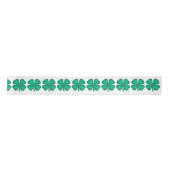 Glück 4 Leaf Irish Clover Band Spool Satinband (Vorderseite)