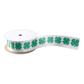 Glück 4 Leaf Irish Clover Band Spool Satinband (Spule)