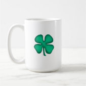 Glück 4 Leaf Irish Clover große Tasse (Links)