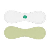 Glück 4 Leaf Irish Clover grün weißes Baseball (Paneele)