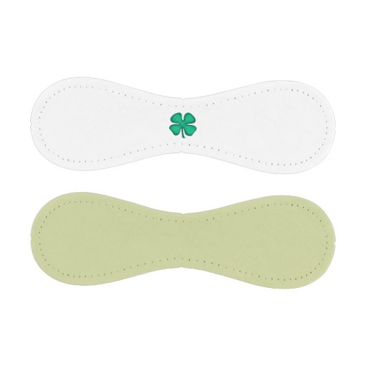 Glück 4 Leaf Irish Clover grün weißes Baseball (Paneele)