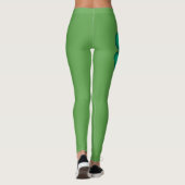 Glück 4 Leaf Irish Clover Leggings (Rückseite)