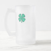 Glück 4 Leaf Irish Clover mattierte Tasse (Links)