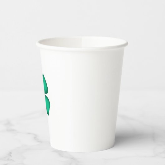 Glück 4 Leaf Irish Clover Papier Becher (Links)