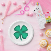 Glück 4 Leaf Irish Clover Papier Teller (Party)