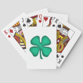 Glück 4 Leaf Irish Clover Poker spielt Karten Spielkarten (Rückseite)