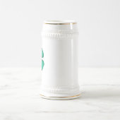 Glück 4 Leaf Irish Clover stein Bierglas (Mittel)