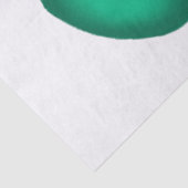 Glück 4 Leaf Irish Kleber weißes Papiertaschentuch Seidenpapier (Detail)