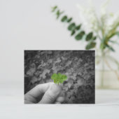 Glück 6 (selektive farbige Fassung) Postkarte (Stehend Vorderseite)