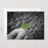 Glück 6 (selektive farbige Fassung) Postkarte (Vorne/Hinten)