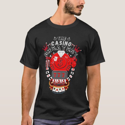 Glück 777: Das ultimative Casino-Erlebnis T-Shirt (Vorderseite)