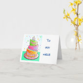 GLÜCK **7.** GEBURTSTAG **NEICE** Karte (Gelbe Blume)