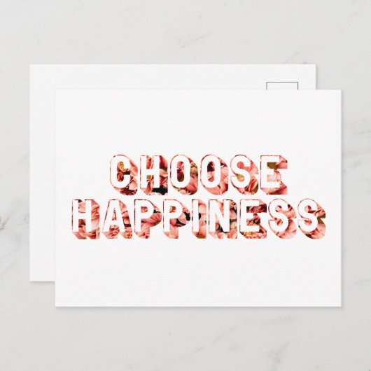 Glück 7 postkarte (Vorne/Hinten)