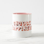 Glück 7 zweifarbige tasse (Mittel)