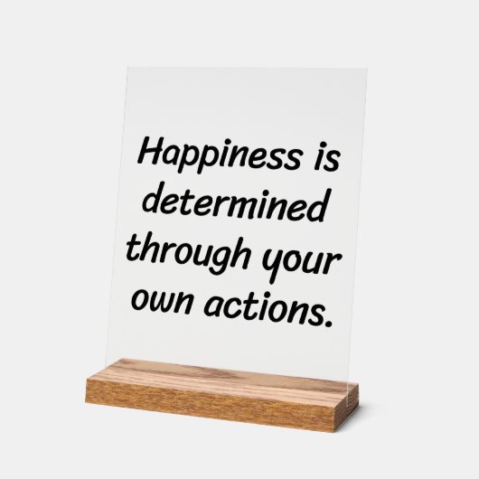 Glück Akryllisches Zeichen Acrylschild (Winkel)