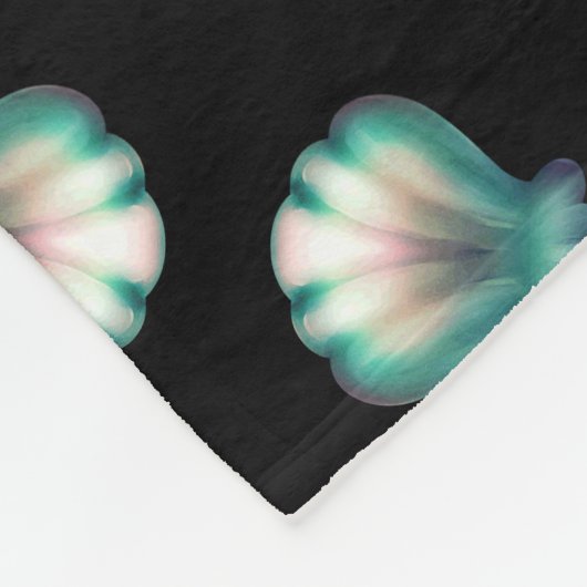 Glück als ein Klam Fleecedecke (Ecke)