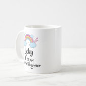 Glück als Elektroingenieur-Tasse Kaffeetasse (Vorderseite Links)