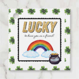 Glück als Freund Geschenkanhänger