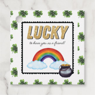 Glück als Freund Geschenkanhänger