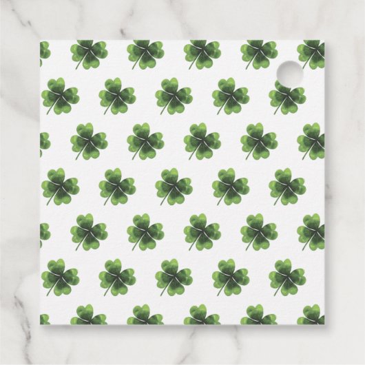 Glück als Freund Geschenkanhänger (Rückseite)