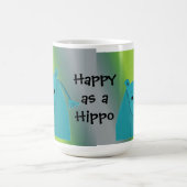 Glück als Hippo Kaffeetasse (Mittel)