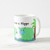 Glück als Hippo Kaffeetasse (VorderseiteRechts)
