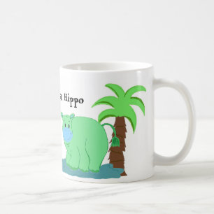 Glück als Hippo Kaffeetasse