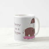 Glück als Hippo Kaffeetasse (VorderseiteRechts)
