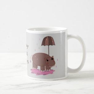 Glück als Hippo Kaffeetasse