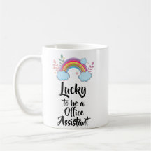 Glück als Office Assistant Tasse