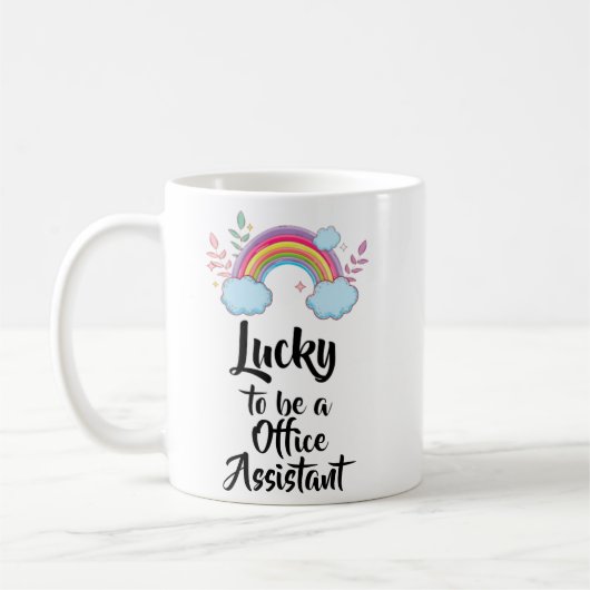 Glück als Office Assistant Tasse (Links)