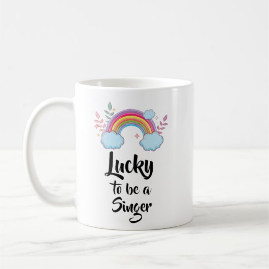 Glück als Sängerin-Tasse Kaffeetasse (Links)