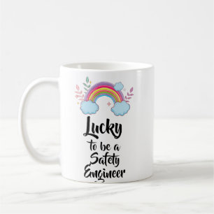 Glück als Sicherheitsingenieur-Tasse Kaffeetasse