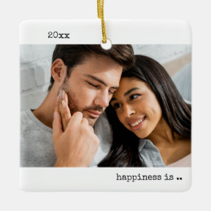 Glück als werdende Eltern 2 Foto Minimalistisch Keramikornament