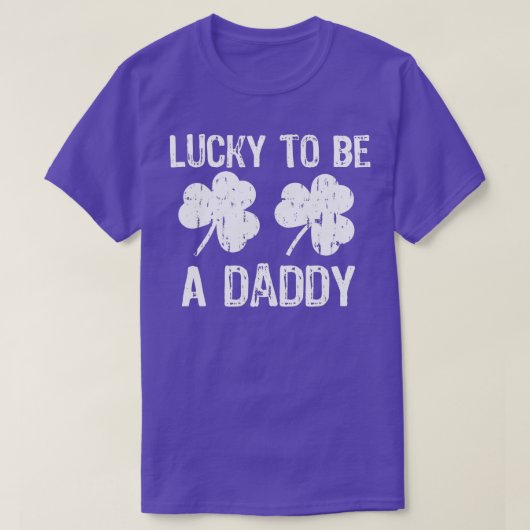 Glück am Papa St Patricks Day T-Shirt (Design vorne)