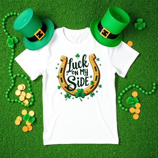 Glück auf meiner Seite Irish Horseshoe St Patrick T-Shirt